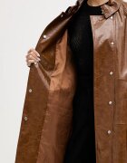 Sisley шлифер дамски с вискоза кафяв 2UZALN06W