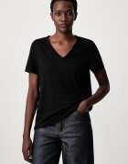 Sisley тениска basic дамска с модал черна 3TNHL108E