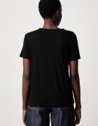Sisley тениска basic дамска с модал черна 3TNHL108E