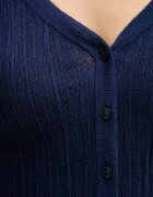 Sisley Жилетка дамска с памук тъмносиня 1U3RL603S