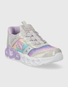 Skechers Детски маратонки INFINITE HEART LIGHTS ETERNAL SHIMMER в сребристо