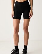 Skechers къс клин дамски GOFLEX черен с висока талия SH175