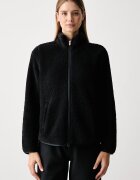Skechers поларен суичър дамски SKECH-SHERPA JACKET черен JA218