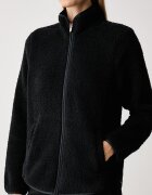 Skechers поларен суичър дамски SKECH-SHERPA JACKET черен JA218