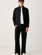 Skechers преходно яке мъжко HOODLESS HOODIE HYBRID JACKET черно JA141