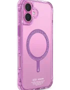 skinarma Калъф за телефон с вграден магнитен пръстен iPhone 16 в розово SK-2024IP61-SDOMS-PNK