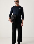 Smartwool блуза с дълги ръкави мъжка с мериносова вълна тъмносиня SW0031710921