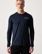 Smartwool блуза с дълги ръкави мъжка с мериносова вълна тъмносиня SW0031710921