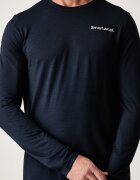 Smartwool блуза с дълги ръкави мъжка с мериносова вълна тъмносиня SW0031710921