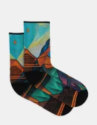 Smartwool Чорапи Hike Mountain Prism Print