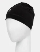 Smartwool Шапка Active в черно с фина плетка от вълна SW002616