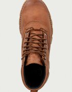 Sorel туристически обувки мъжки от кожа LARK-47 BOOT WP кафяви 2181301242