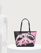 Sprayground шопинг чанта дамска от имитация на кожа PINK PANTHER черна 910T9377NSZ
