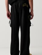 Sprayground спортен панталон мъжки от памук черен със стандартна талия SP804GBLK