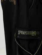 Sprayground спортен панталон мъжки от памук черен със стандартна талия SP804GBLK