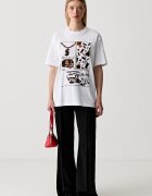 Sprayground тениска от памук бяла SP295WHT
