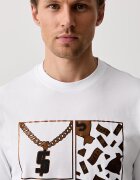 Sprayground тениска от памук бяла SP295WHT