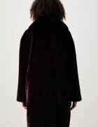 Stand Studio палто от еко пух дамско Camille Cocoon Coat бордо 61137-9070