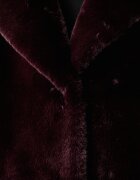 Stand Studio палто от еко пух дамско Camille Cocoon Coat бордо 61137-9070