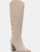 Steve Madden Боти Bixby в бежово с дебел ток 11004834