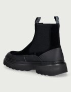 Steve Madden боти челси мъжки от велур Rockland черни 12001018