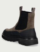 Steve Madden боти челси мъжки от велур Rockland кафяви 12001018
