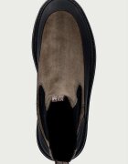 Steve Madden боти челси мъжки от велур Rockland кафяви 12001018