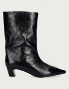 Steve Madden боти дамски от кожа Lytton черни 11005183