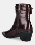 Steve Madden Боти Splurge в бордо с дебел ток 11004772