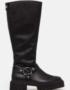 Steve Madden Ботуши Glimmer в черно с равна подметка с лека изолация SM11003331