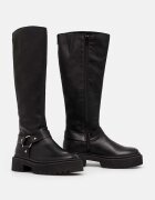 Steve Madden Ботуши Glimmer в черно с равна подметка с лека изолация SM11003331