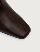 Steve Madden ботуши под коляното дамски от кожа Flares-H кафяви 11005768