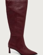 Steve Madden ботуши под коляното дамски от кожа Lucid бордо 11004848