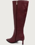 Steve Madden ботуши под коляното дамски от кожа Lucid бордо 11004848