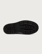 Steve Madden ботуши под коляното дамски от кожа Sonar сиви 11005588