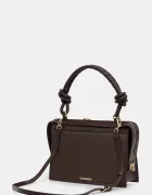 Steve Madden чанта tote дамска от имитация на кожа Bamren кафява SM13002305