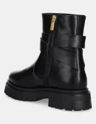 Steve Madden Кожени боти Lexs в черно с платформа 11003593