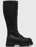 Steve Madden Кожени ботуши Carina в черно с платформа SM11002682