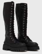 Steve Madden Кожени ботуши Carina в черно с платформа SM11002682