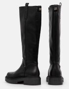 Steve Madden Кожени ботуши Constance в черно с равна подметка SM11003238