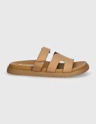 Steve Madden Кожени чехли в кафяво