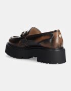 Steve Madden Кожени мокасини Occupy в кафяво с платформа SM11003276