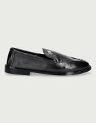 Steve Madden мокасини дамски от кожа Chapters черни 11005783