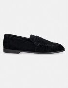 Steve Madden мокасини дамски от велур Muse черни 11005231