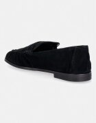 Steve Madden мокасини дамски от велур Muse черни 11005231