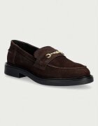 Steve Madden мокасини дамски от велур Resta кафяви 11005792