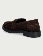 Steve Madden мокасини дамски от велур Resta кафяви 11005792