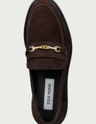 Steve Madden мокасини дамски от велур Resta кафяви 11005792