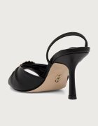 Steve Madden обувки с ток от кожа Kandy черни 11005707