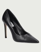 Steve Madden обувки с ток от кожа Thrive черни 11003887